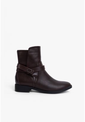 Solid Winter Ankle Boots