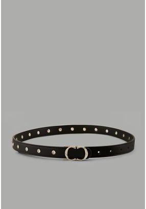 Studded PU Leather Belt