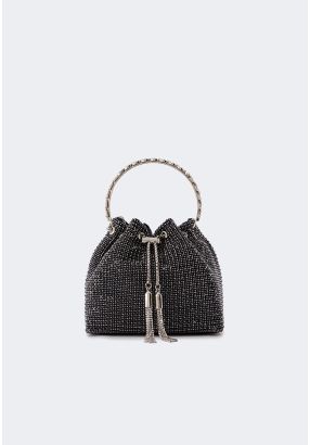 Crystal Bucket Bag
