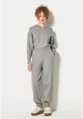 Solid Knitted Sweatpants