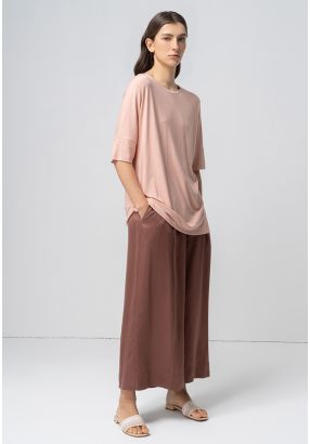 Single Tone Straight Wide Legs Trouser