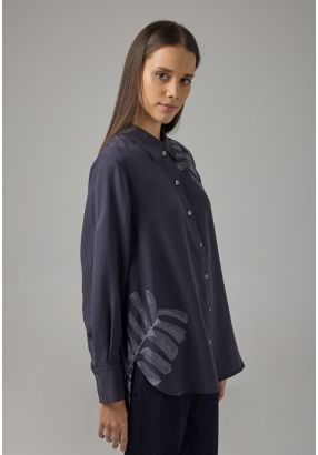 Embroidered Lurex Shirt