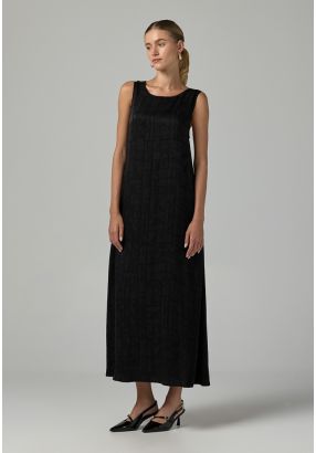 Sleeveless Texture Dress 