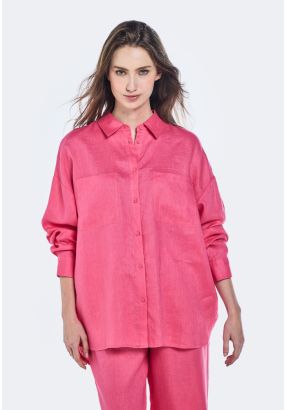 Solid Drop Shoulder Shirt