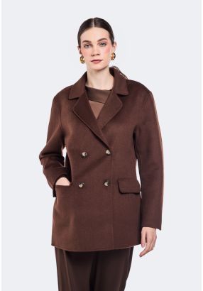 Double Breasted Wool Blazer