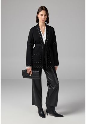 Solid PU Leather Trousers