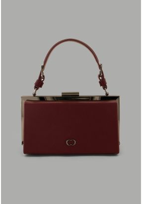 Solid Crossbody Clutch