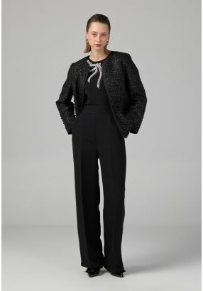 Basic Wide Leg Trousers