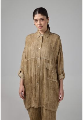 Relaxed Fit Stitch Shirt