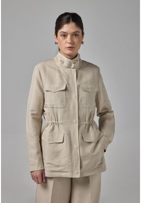 Front Flap Pocket Basic Jacket
