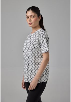 All Over Monogram Print T-Shirt