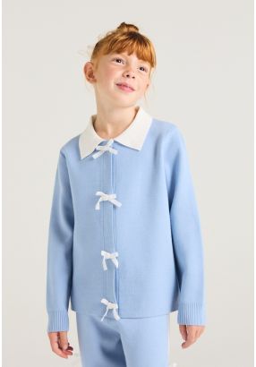 Knitted Ribbon Sweater