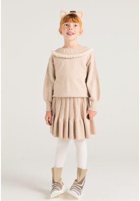 Ribbed Knitted Skirt