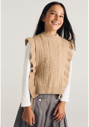 Tie Side Knitted Vest