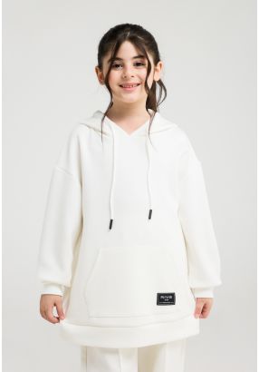 Solid Knitted Hoodie