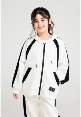 Two Toned Knitted Jacket