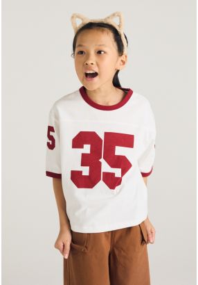 Contrast Jersey T Shirt