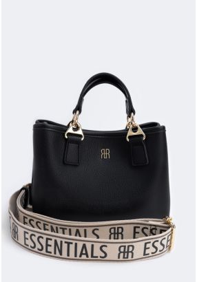 Solid Metal Details Handbag