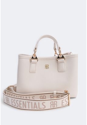 Solid Metal Details Handbag