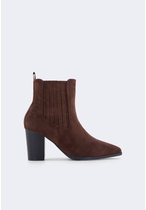 Heeled Suede Boots