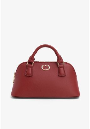 Solid Classic Handbag