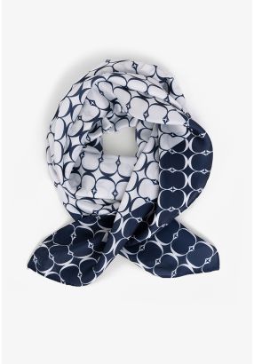 Two Toned Monogram Scarf