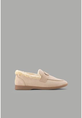 Quilted Suede Loafers