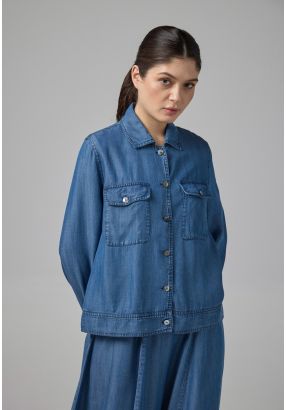 Single Tone Long Sleeve Jacket