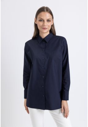 Drop Shoulder Solid Shirt