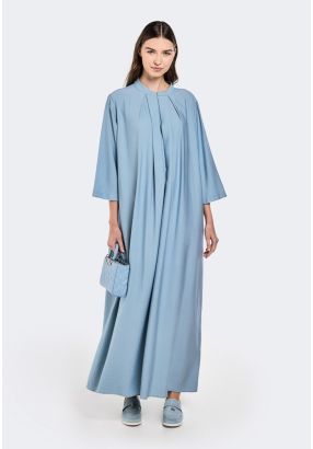 Crinkled Pleated Dress