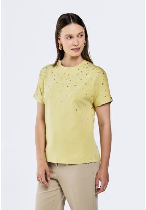 Crystal Embellished T-Shirt