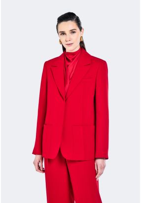 Solid Smart Casual Blazer