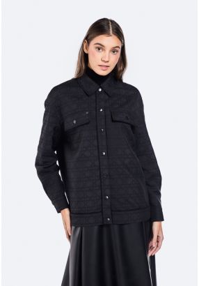 Embroidered Quilted Jacket