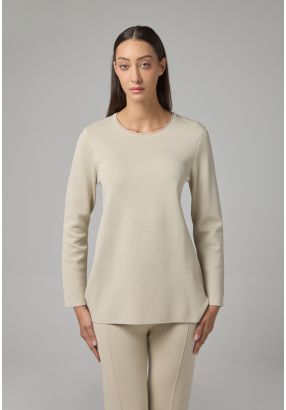 Long Sleeve Knitted Basic Blouse