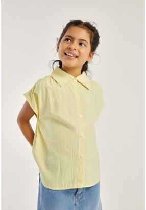 Sleeveless Striped Shirt