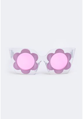 Oversized Floral Sunglasses