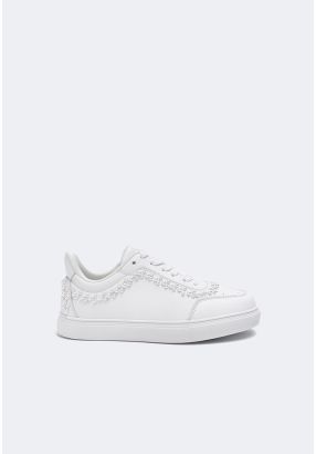 Faux Embellished Sneakers