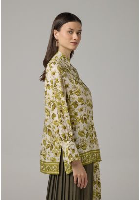 Floral Printed Long Sleeve Shirt 