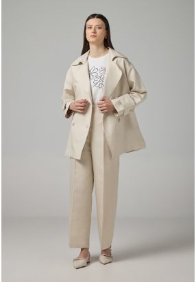 Basic Wide Leg Trousers