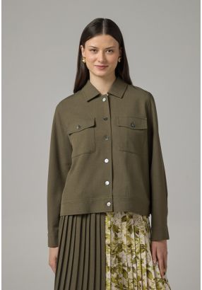 Front Flap Pockets Jacket