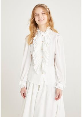 Ruffled Details Shirt