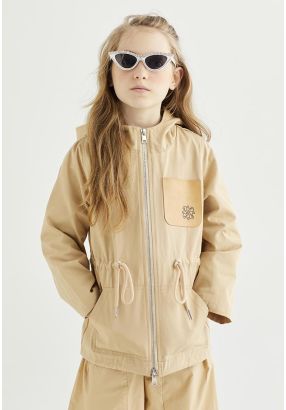 Monogram Drawstring Waist Jacket