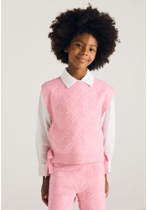 Tie Sides Knitted Vest