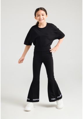 Knitted Flare Leggings