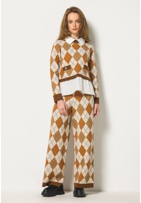 Knitted Multicolor Trousers