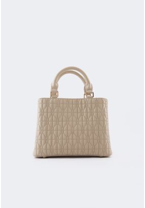 Quilted Embroidered Handbag