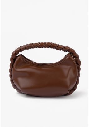 Monogram Braded Handle Handbag