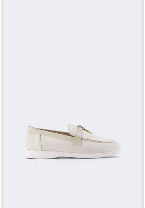 PU Leather Detailed Loafers