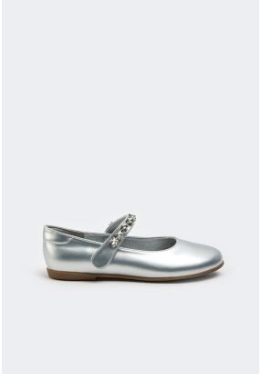 Crystal Strap Flat Strap Shoes