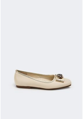 Metallic Floral Ballerina